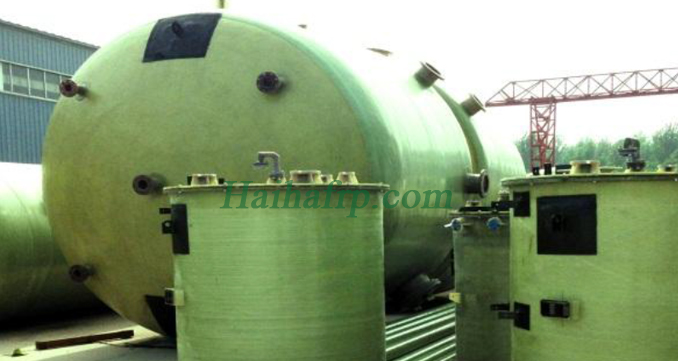 Cung cấp Bồn Bể FRP có đường kính từ nhỏ tới DN3000 dùng trong các dự án xử lý môi trường cho Công ty môi trường Xanh&Xanh, H2L, Sreng....